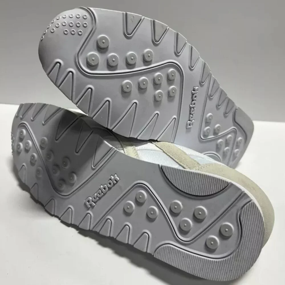 Reebok Men's Classic Nylon Sneaker White/Beige, Size 13 M